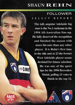 1995 Select AFL - All-Australian Team #AA18 Shaun Rehn Back